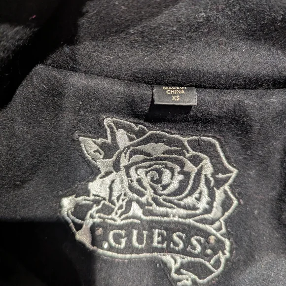 Guess Women's Charcoal Double-Breasted Trench Coat - Picture 4 of 7